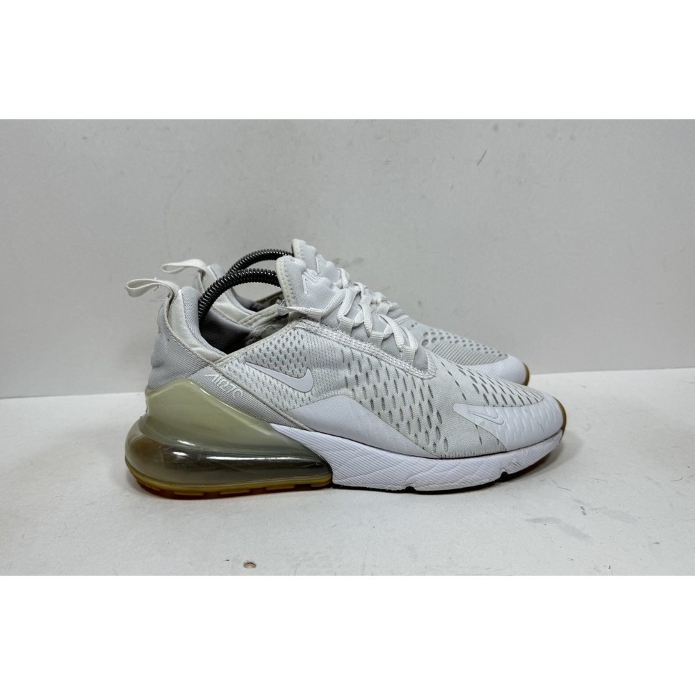 Nike Air Max 270 White Gum DC1702-100 Mesh Men's‎ Size 8 Sneakers Shoes